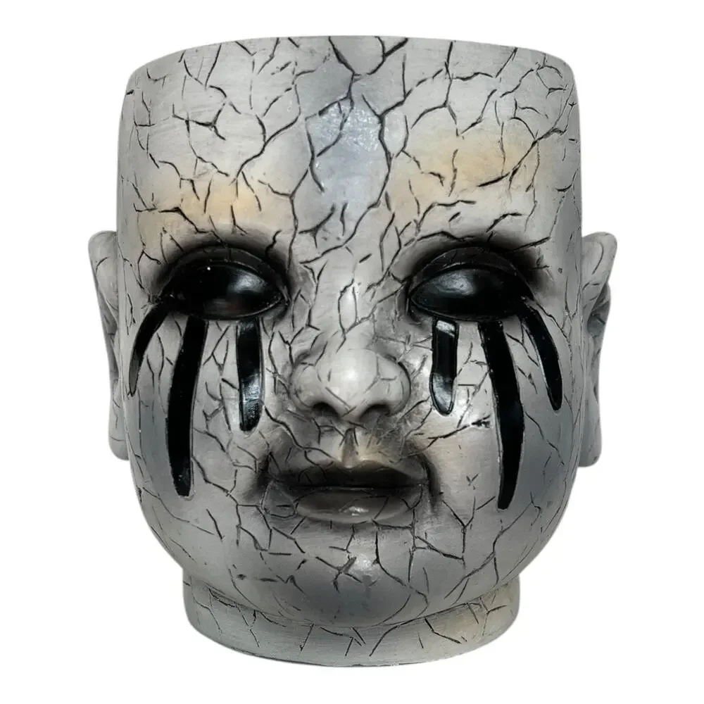 New Ashland Spooky Halloween Baby Doll Head Planter/Vase